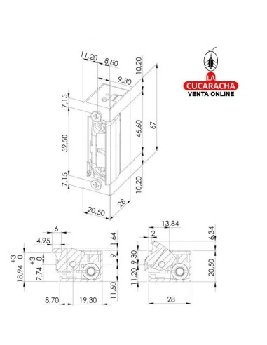 DORCAS-Abrepuertas 54 Af/s Con...