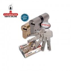 Cilindro LINCE Laton Seguridad C-65 -C-6- 30x30 L-L D-Embrague