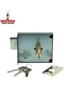 ILARGI-Cerradura 124A 12cm. Cilindro Perfil. Mano Derecha