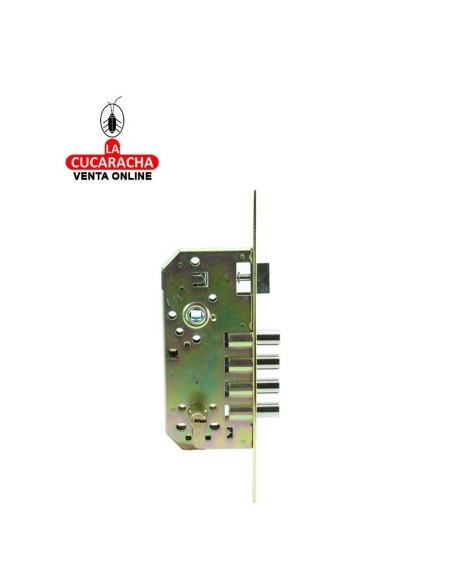 ILARGI-CERRADURA EMBUTIR NIQUEL 4220S- 50mm. PARA PUERTA MADERA.