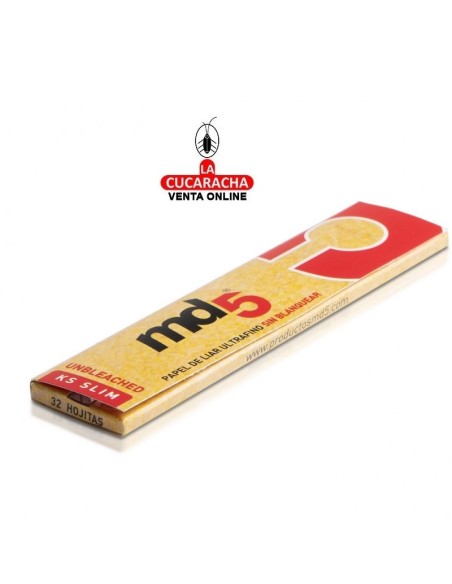 md5-1500 Papel liar natural 32 hojas King Size Brown 110mm.