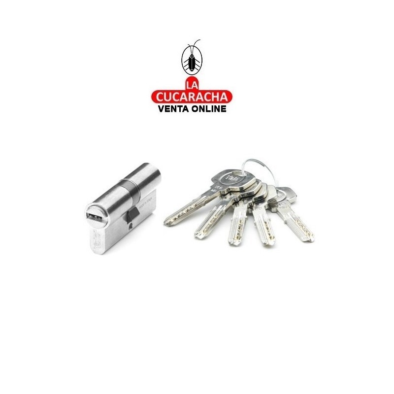 Cilindro YALE Niquel YL6 Leva Larga 60mm.-30x30.