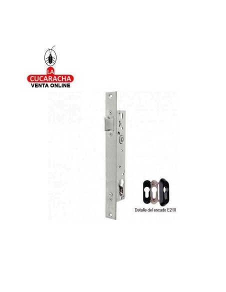 tesa-Cerradura Embutir Monopunto Perfil Metálico 2219-20-3-AI.