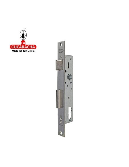 tesa-Cerradura Embutir Monopunto Perfil Metálico 4210-38-SSI-SIN CILINDRO.