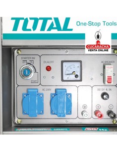 Generador portátil diésel abierto 5.0 kW - Monofásico Mod. TP450001