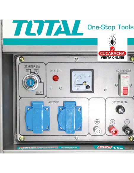 Generador portátil diésel abierto 5.0 kW - Monofásico Mod. TP450001