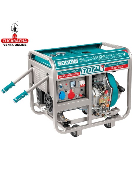 Generador portátil diésel abierto 5.0 kW - Trifásico Mod. TP450003