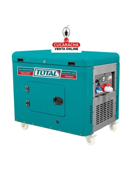 Generador diésel insonorizado 8.0 kW - Trifásico ATS Mod. TP280003-1