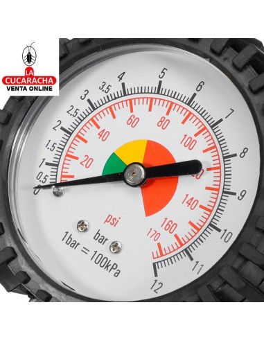 Pistola inflado de aire comprimido...