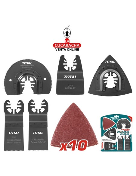 Set 15 accesorios para multiherramienta Mod. TAKTMT1502