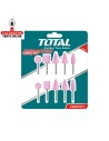 SET 10 ACCESORIOS MINIAMOLADORA MOD. TAKB1012.