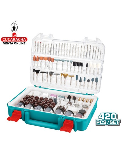 CAJA 420 ACCESORIOS MINIAMOLADORA Mod. TAKMG4208