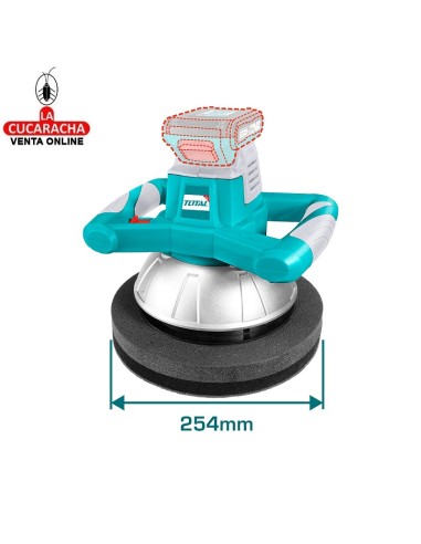 Pulidora rotorbital a batería 20V...