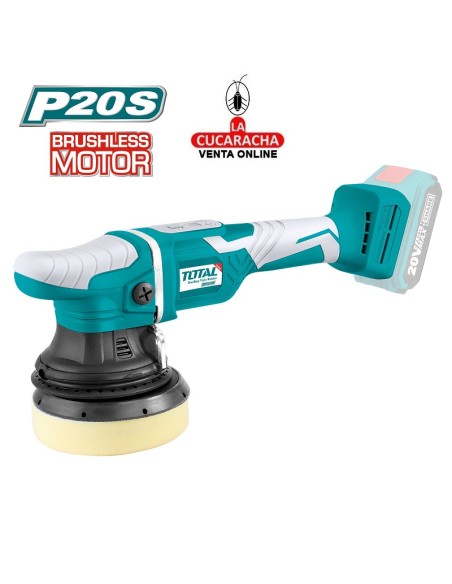Pulidora rotorbital a batería 20V Modelo TAPLI2002.