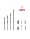 JUEGO BROCAS VARIADAS Y PUNTAS MOD. TACSD3165.