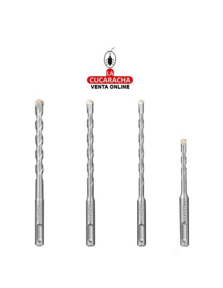 accesorios herramientas. Juego 4 brocas SDS PLUS pared Mod. TACSD1945