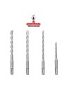 JUEGO 4 BROCAS SDS PLUS PARED MOD. TACSD1945.