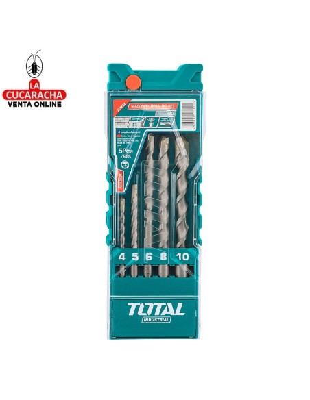 accesorios herramientas. Juego 5 brocas pared Mod. TACSD5051