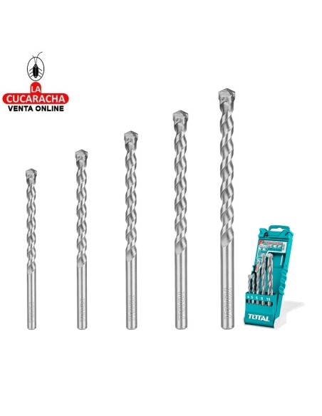 accesorios herramientas. Juego 5 brocas porcelánico Modelo TACSD7156.