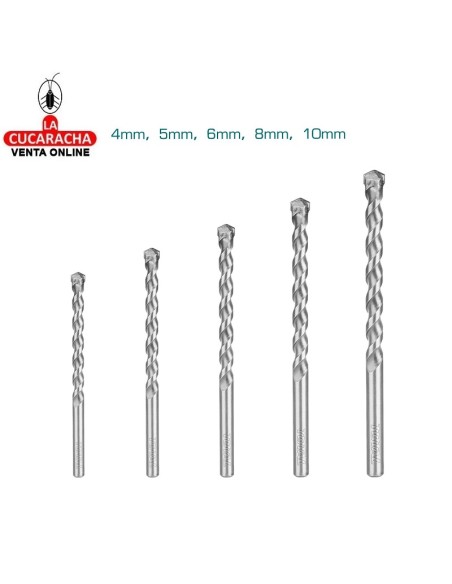 accesorios herramientas. Juego 5 brocas porcelánico Modelo TACSD7156.