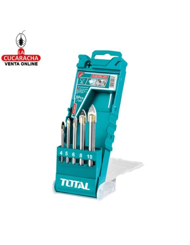 JUEGO 5 BROCAS VIDRIO MOD. TACSD7256.