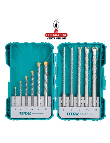JUEGO 11 BROCAS PARED SDS PLUS MOD. TACSDL31101.