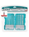 JUEGO 9 BROCAS PARED SDS PLUS MOD. TACSDL30901.