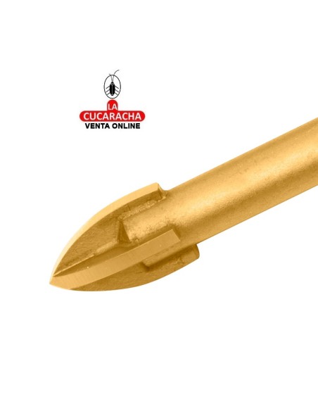 accesorios herramientas. BROCA PORCELÁNICO PUNTA TITANIO MODELO TACG2.