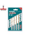 accesorios herramientas. Juego 4 brocas de titanio Mod. TACSD4041
