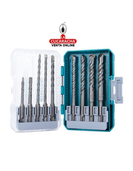 accesorios herramientas. Juego 9 brocas pared SDS Plus Mod. TACSDL30906