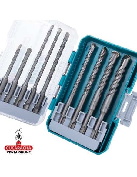 accesorios herramientas. Juego 9 brocas pared SDS Plus Mod. TACSDL30906