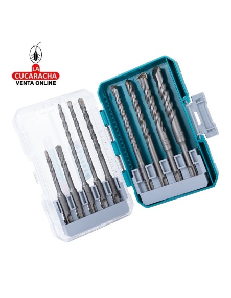 accesorios herramientas. Juego 9 brocas pared SDS Plus Mod. TACSDL30906