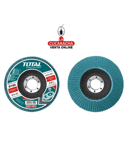 accesorios herramientas. CAJA 10 DISCO ZIRCONIO Ø125 MM MOD. TAC64125