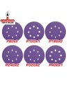 accesorios herramientas. Juego hojas lija redonda Mod. TAC73150102