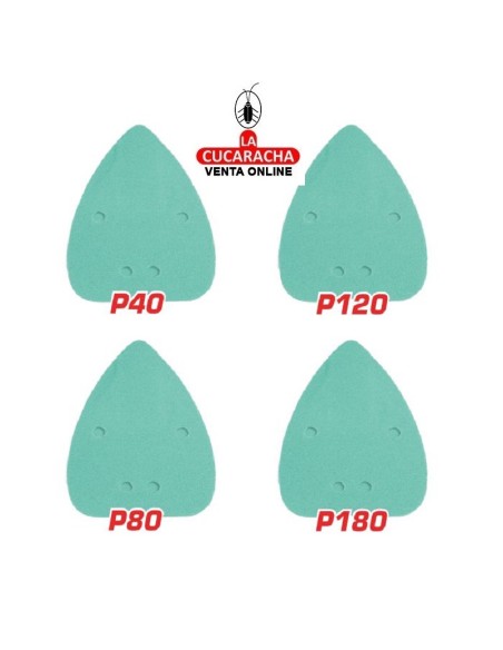 accesorios herramientas. Juego 50 hojas lija Delta Mod. TAC931331