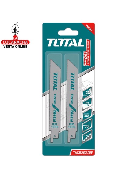 accesorios herramientas. BLISTER 2 Hojas para sierra sable Mod. TAC52922EF