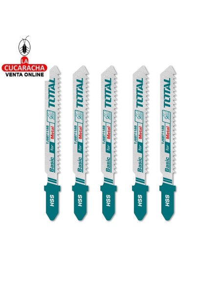 accesorios herramientas. Juego 5 Hojas sierra caladora Mod. TAC51118A