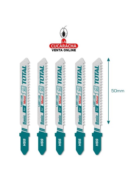 accesorios herramientas. Juego 5 Hojas sierra caladora Mod. TAC51118A