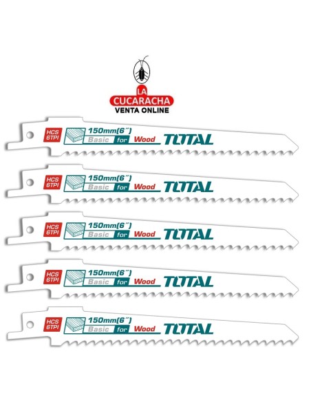 accesorios herramientas. BLISTER 5 Hojas para sierra sable Mod. TRSB611D