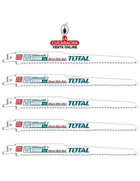 accesorios herramientas. BLISTER 5 Hojas para sierra sable Mod. TRSB1111DF