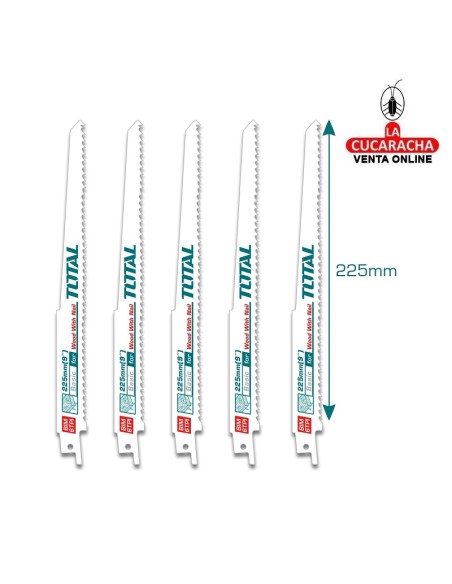 accesorios herramientas. BLISTER 5 Hojas para sierra sable Mod. TRSB1111DF