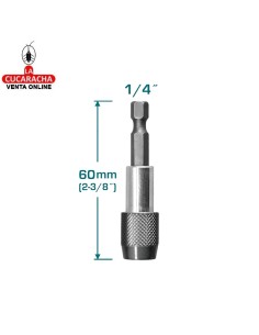 SET 9 PUNTAS 1/4'' CON PORTAPUNTAS MOD. TACSD3091.