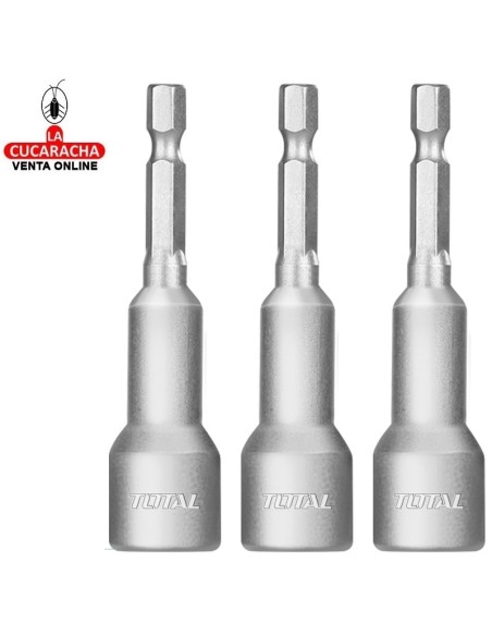accesorios herramientas. 3 Casquillos magnéticos de 1/4'' Mod. TAC271331