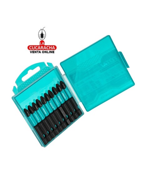 accesorios herramientas. JUEGO 10 Puntas - PH2 Mod. TACIM16PH223
