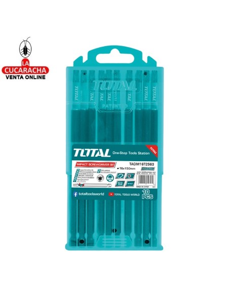 accesorios herramientas. JUEGO 10 PUNTAS- TORX T25 MOD. TACIM16T25