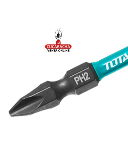 accesorios herramientas. JUEGO 2 Puntas - PH2 / SL6 Mod. TACIM72HL665