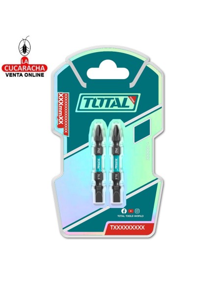 accesorios herramientas. JUEGO 2 Puntas - PH2 / SL6 Mod. TACIM72HL665