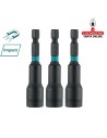 BLISTER 3 CASQUILLOS MAGNETICOS DE 1/4'' MOD. TAC2703431.