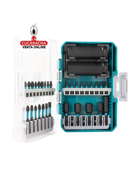 accesorios herramientas. Caja de 33 puntas impacto + adaptadores Mod. TACSDL63306