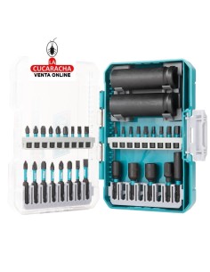 accesorios herramientas. Caja de 33 puntas impacto + adaptadores Mod. TACSDL63306